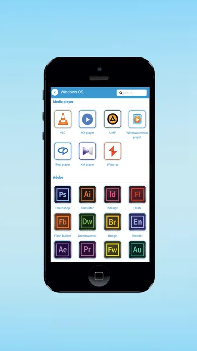 Screenshot di Learn keyboard Shortcut keys