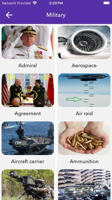 Visual English Dictionary Screenshots