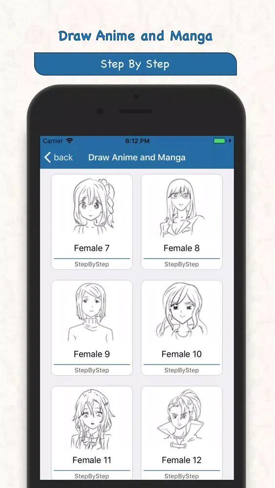 Ảnh chụp màn hình của Draw Anime and Manga