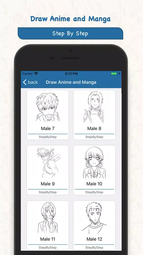 Ảnh chụp màn hình của Draw Anime and Manga