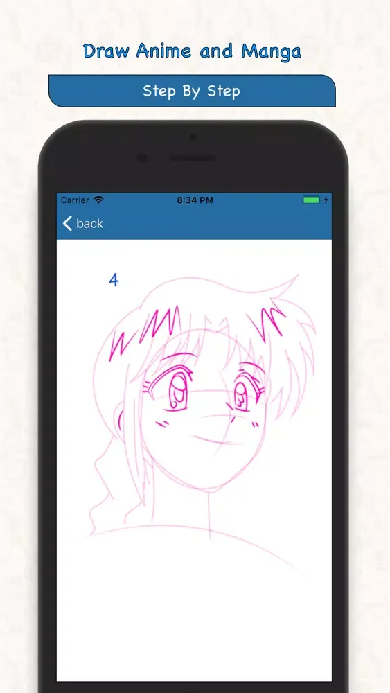 Ảnh chụp màn hình của Draw Anime and Manga