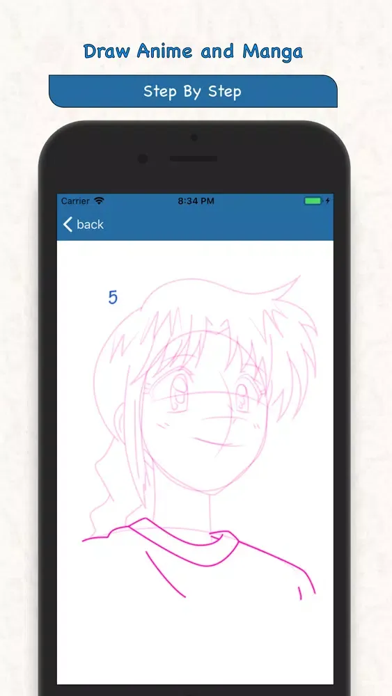 Ảnh chụp màn hình của Draw Anime and Manga