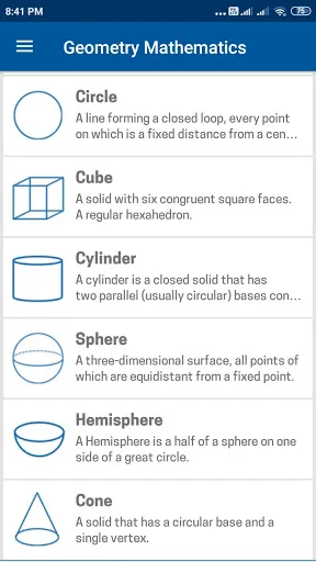 Geometry Mathematics应用截图