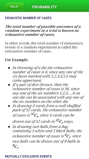 Probability Mathematics Screenshots