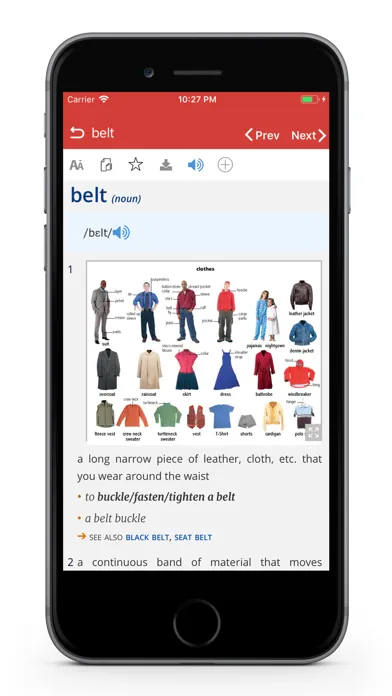 Capturas de pantalla de American Learner's Dictionary