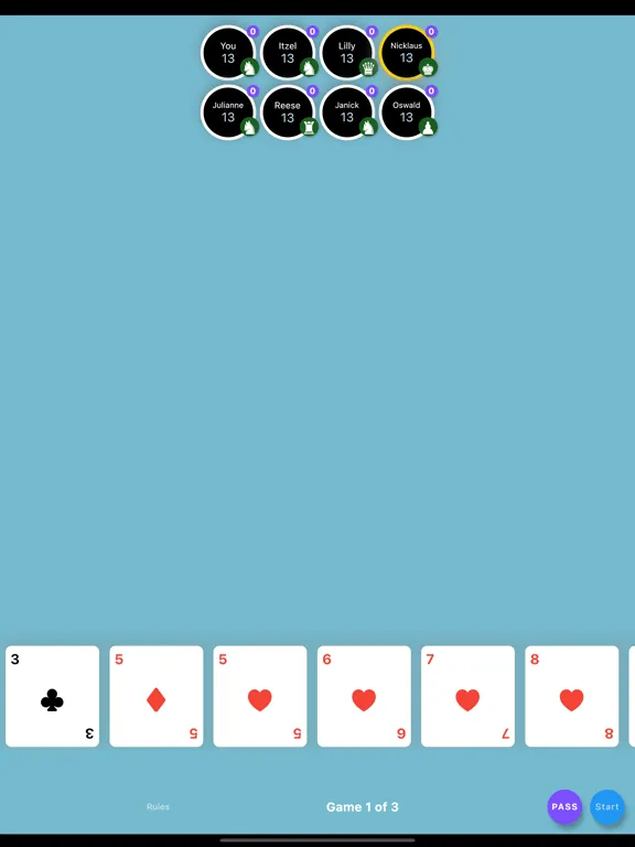 Parliament Card Game iPad  स्क्रीनशॉट