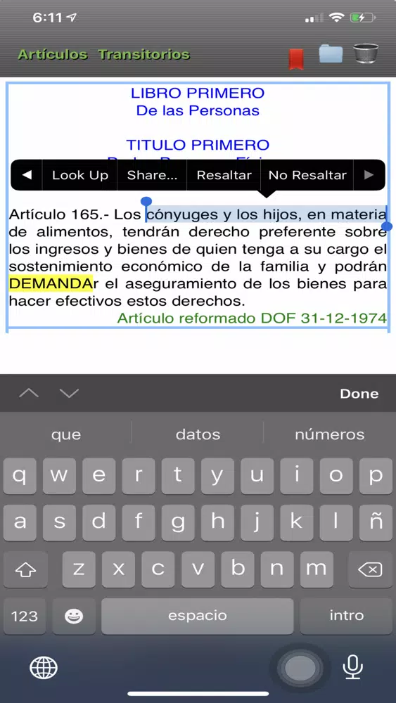 Código Civil Federal México Ekran Görüntüleri