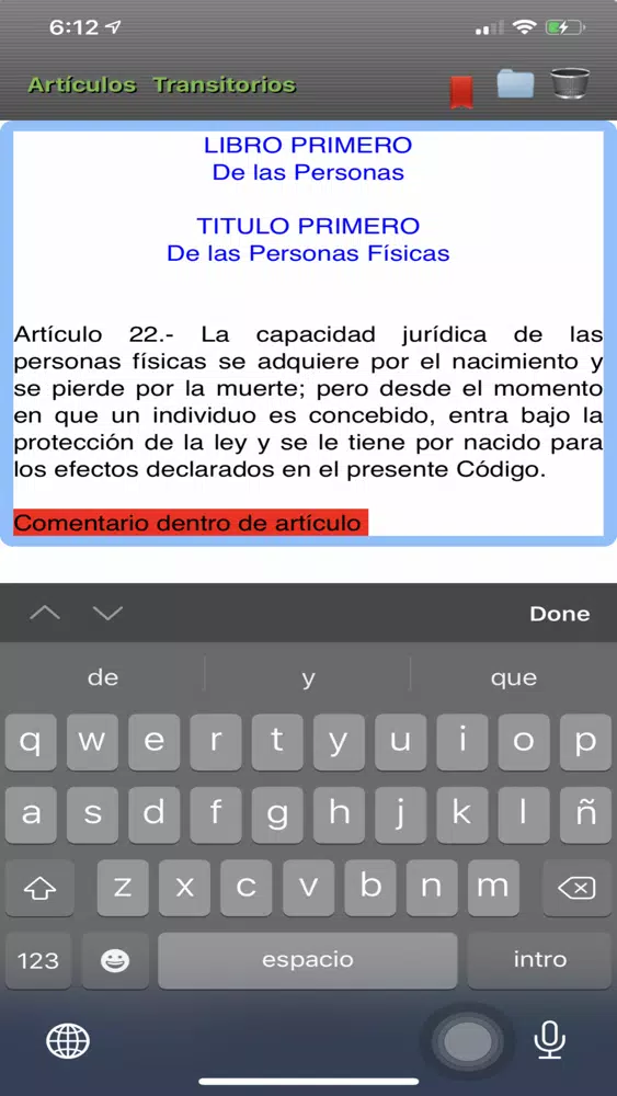Código Civil Federal México Ekran Görüntüleri