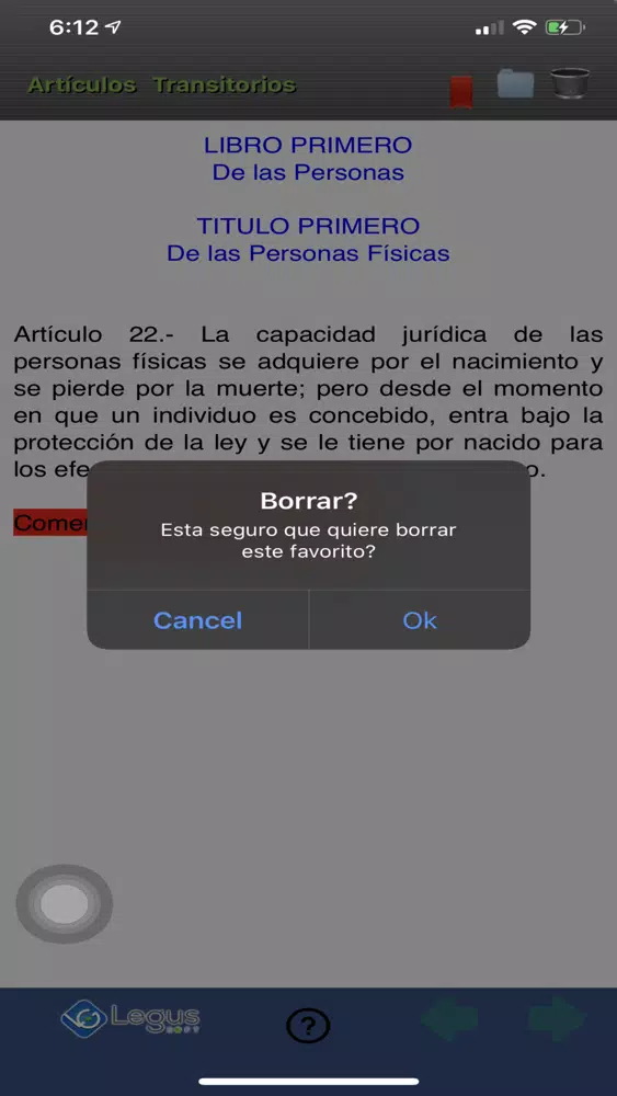 Código Civil Federal México Ekran Görüntüleri