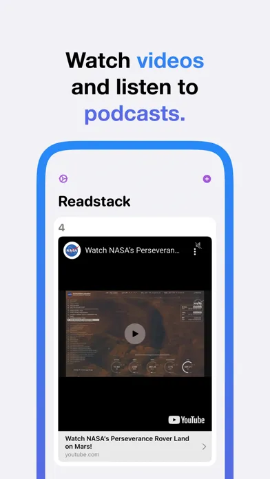 Readstack: Read Later سکرین شاٹس