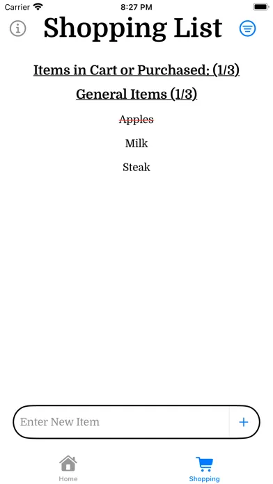 Tangkapan layar Easiest Shopping List
