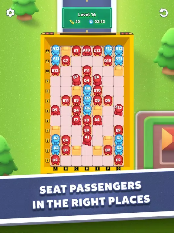 تصاویر Seat 'em all: Sort Riddle Quiz iPad 