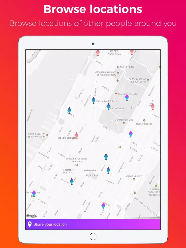 Скриншоты Let's mingle iPad 