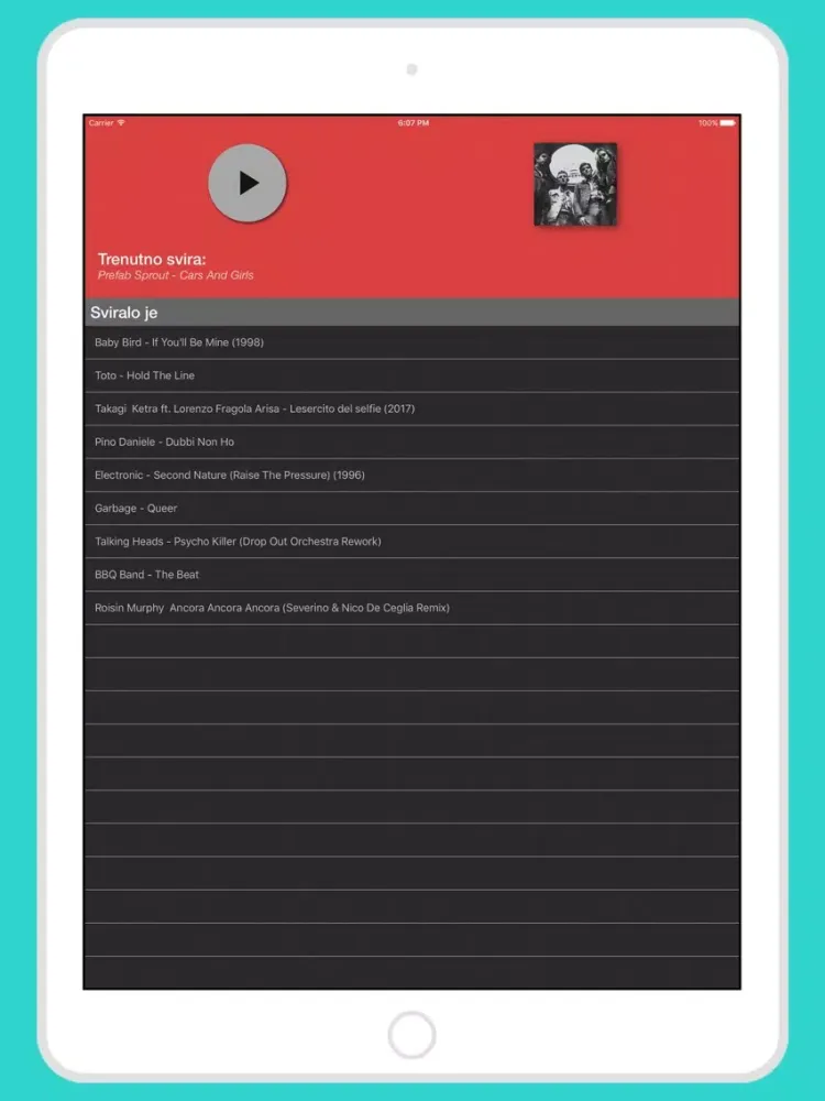 Yammat FM iPad 应用截图