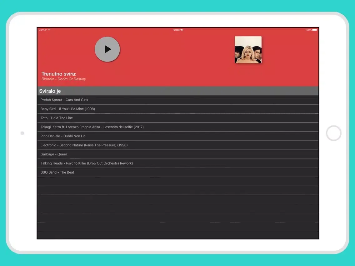 Yammat FM iPad 应用截图