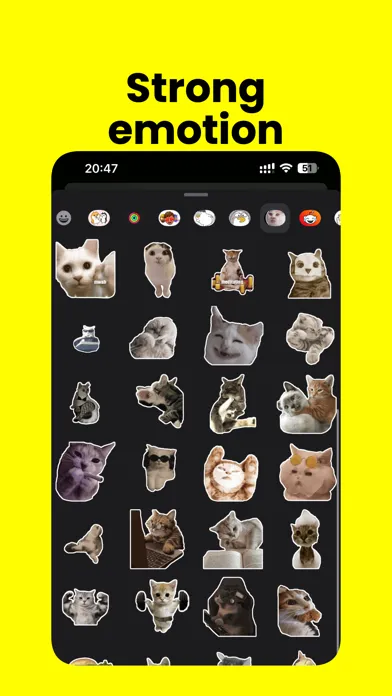 Meme cat emotion スクリーンショット