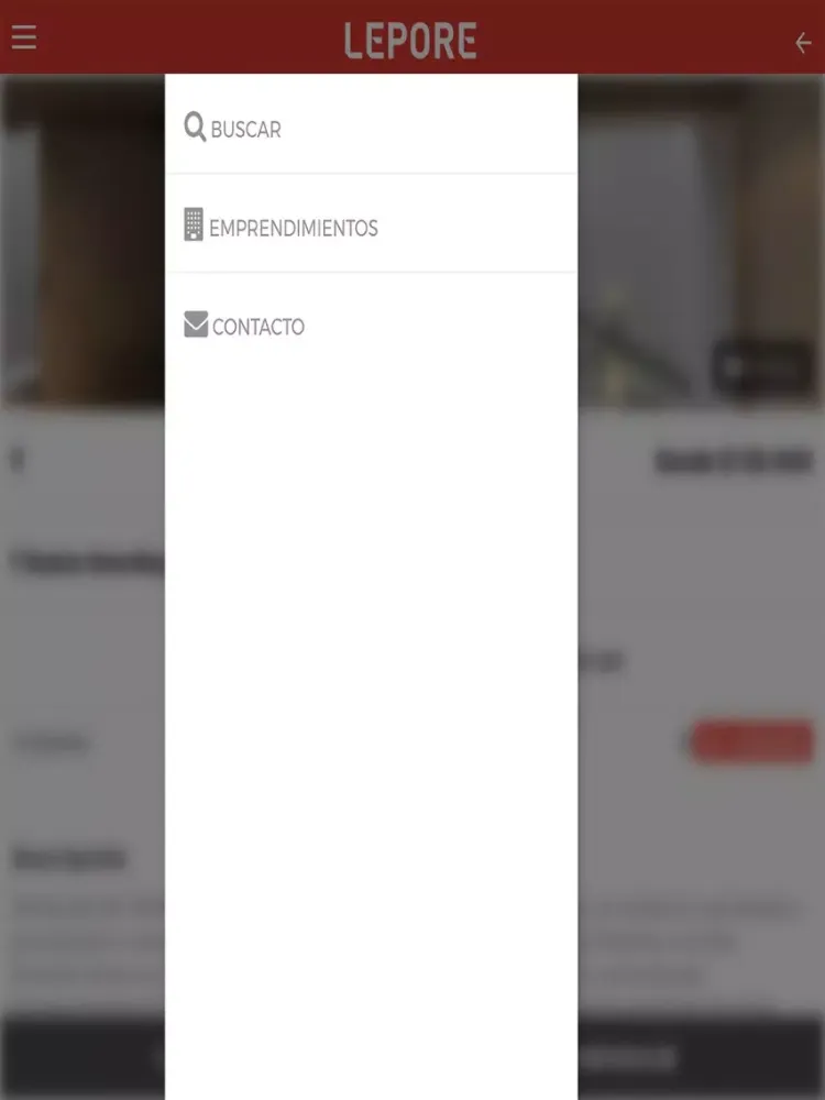 Capturas de pantalla de LEPORE Propiedades iPad 