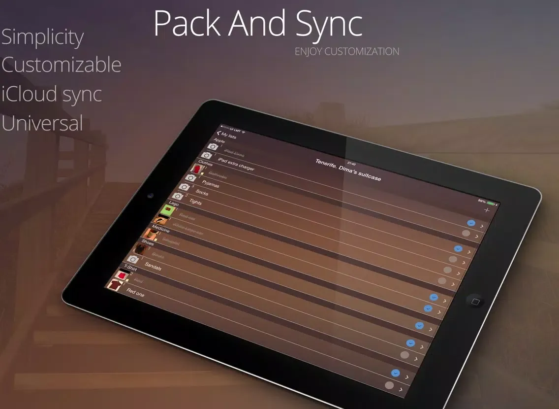 Captures d'écran de Suitcase and Trip Planner + iPad 