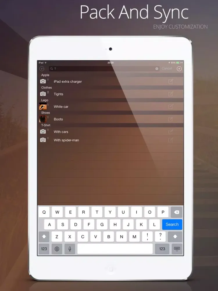 Captures d'écran de Suitcase and Trip Planner + iPad 