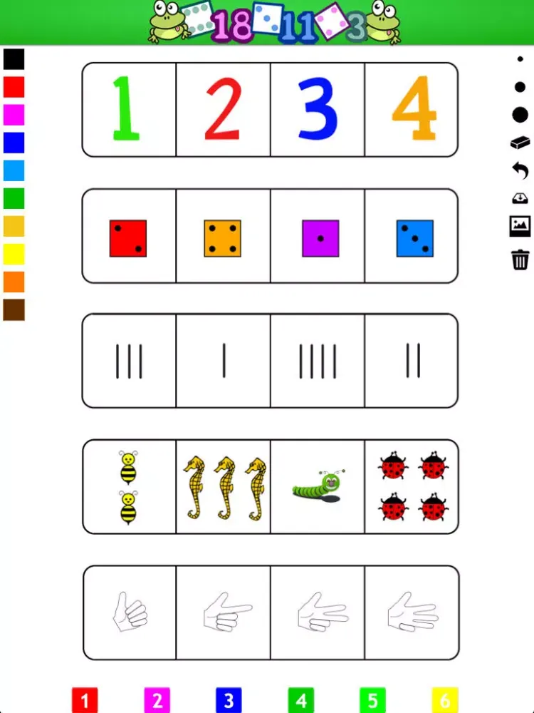 Captures d'écran de Educational games for children age 4-6: Learn the numbers 1-20 for kindergarten, preschool or nursery school iPad 