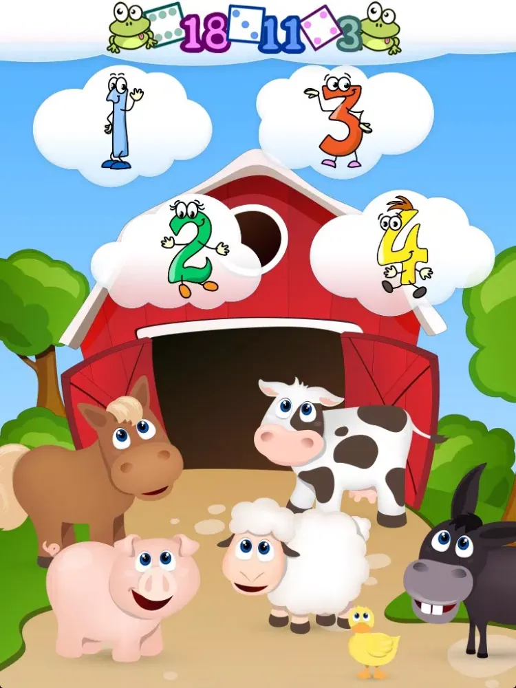 Captures d'écran de Educational games for children age 4-6: Learn the numbers 1-20 for kindergarten, preschool or nursery school iPad 