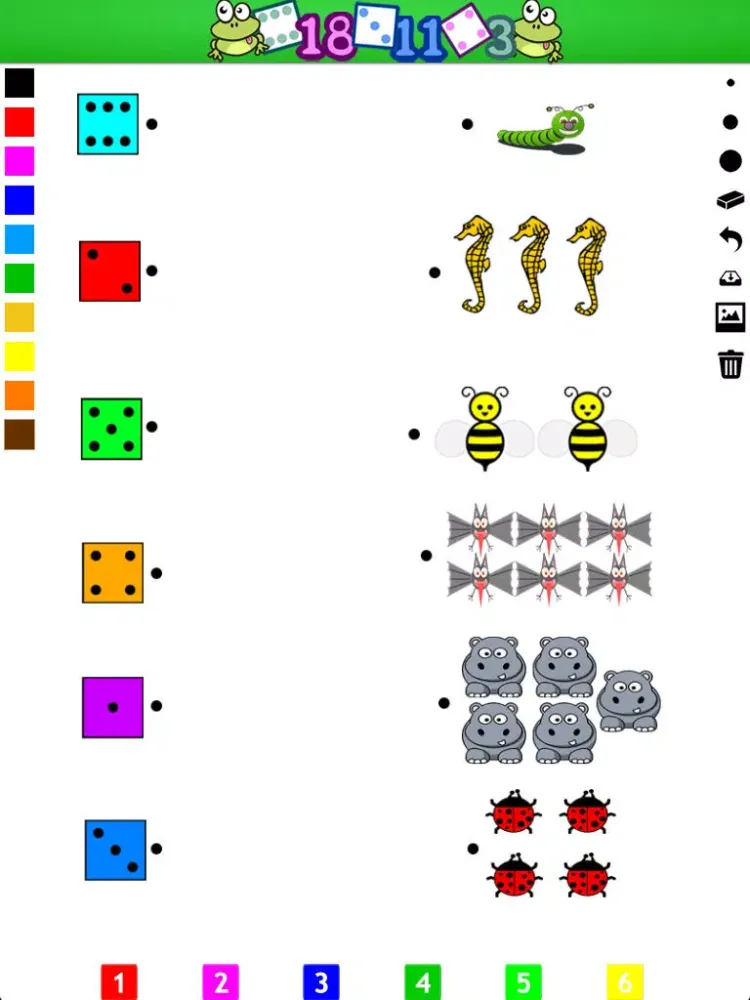 Captures d'écran de Educational games for children age 4-6: Learn the numbers 1-20 for kindergarten, preschool or nursery school iPad 