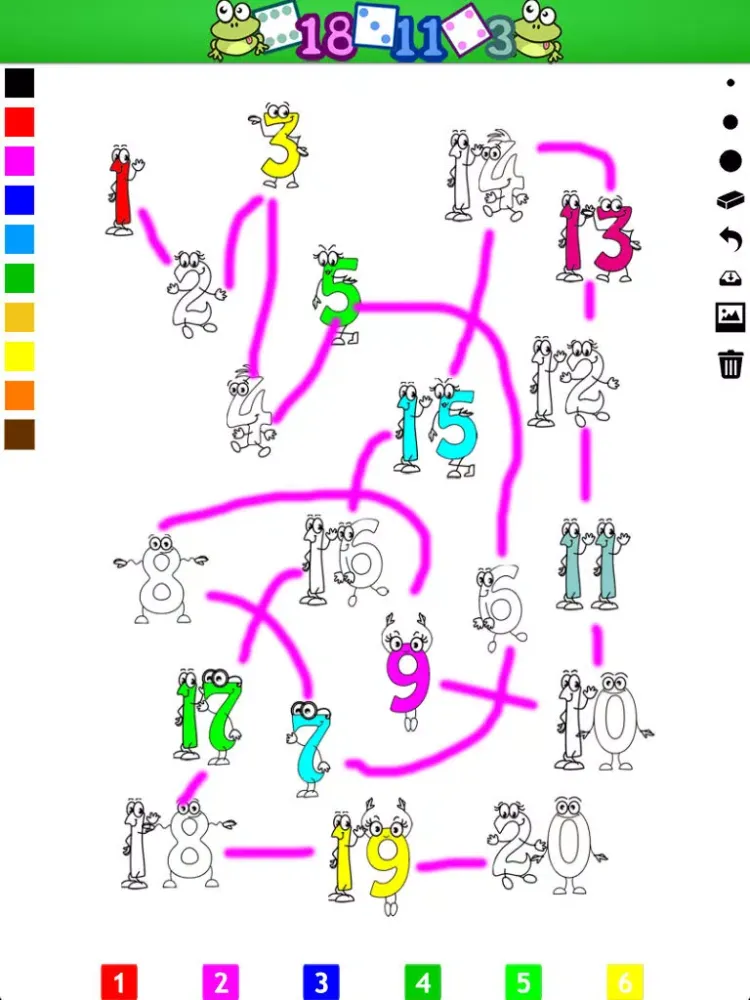 Captures d'écran de Educational games for children age 4-6: Learn the numbers 1-20 for kindergarten, preschool or nursery school iPad 