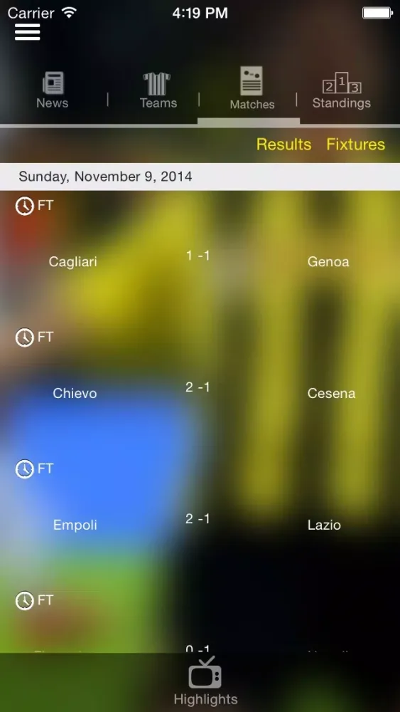 Seria A - Italian Football League应用截图