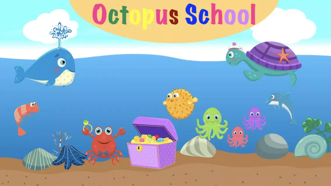 Octopus school for children स्क्रीनशॉट