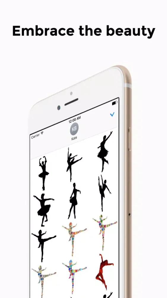 Ballet Dancer Stickers應用截圖