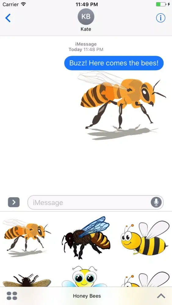 Honey Bee Stickers: Buzz Buzz! স্ক্রিনশট