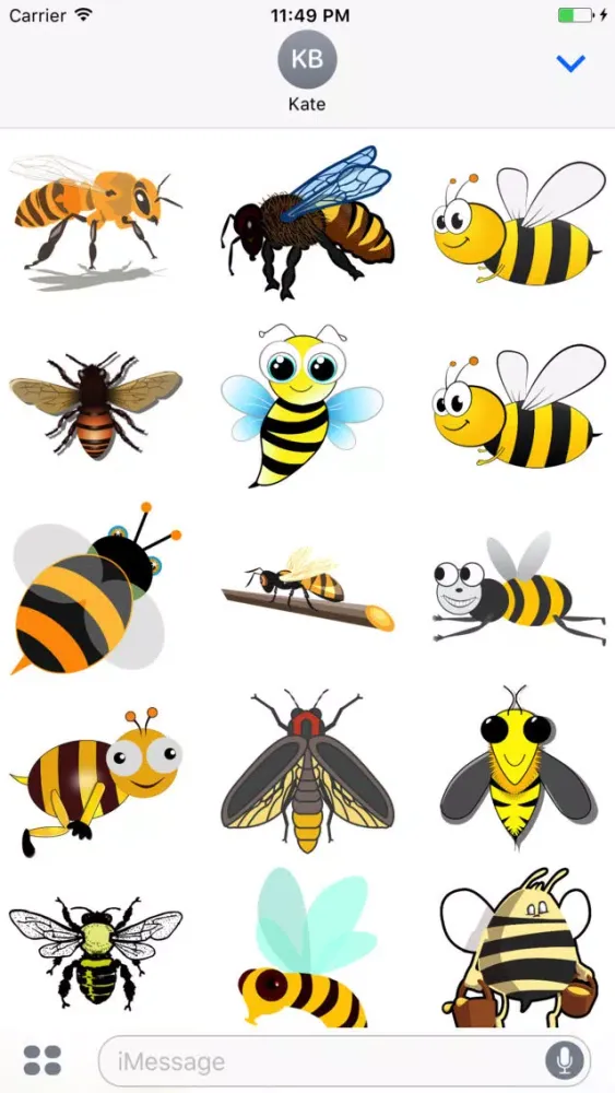 Honey Bee Stickers: Buzz Buzz! স্ক্রিনশট