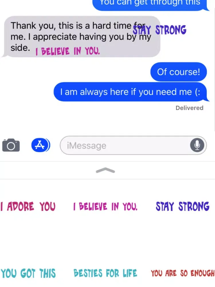 Sister Encouragement Stickers iPad  স্ক্রিনশট