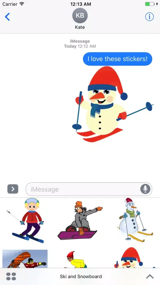 صور Ski & Snowboard Stickers