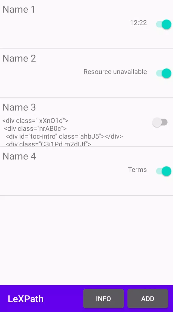 LeXPath Screenshots