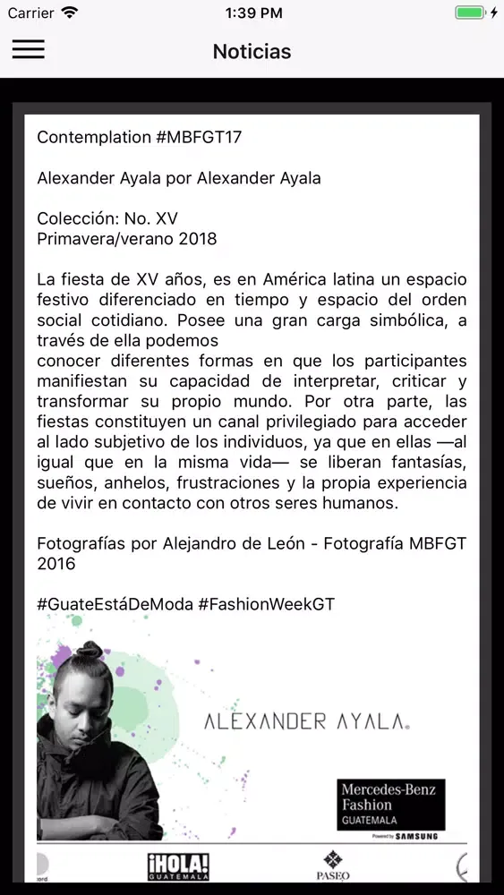 Capturas de pantalla de Mercedes-Benz Fashion GT