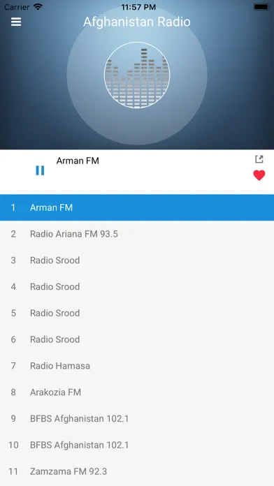 Afghanistan Radio: Afghan FM应用截图