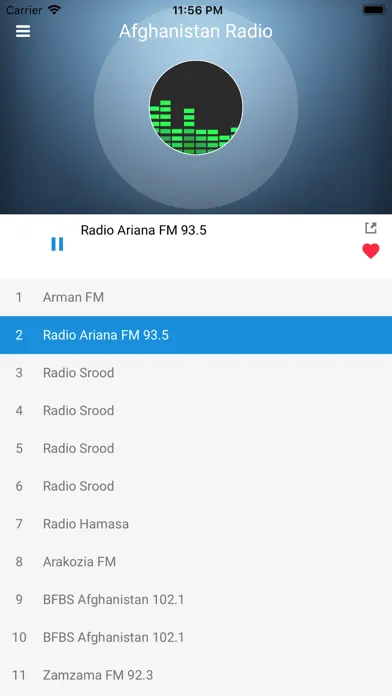 Afghanistan Radio: Afghan FM应用截图