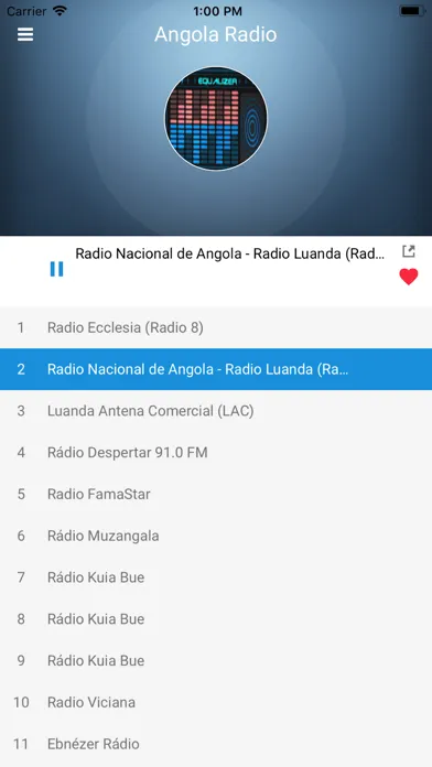 Angola Radio (Rádio angolana)应用截图