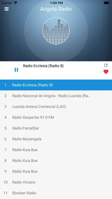 Angola Radio (Rádio angolana)应用截图