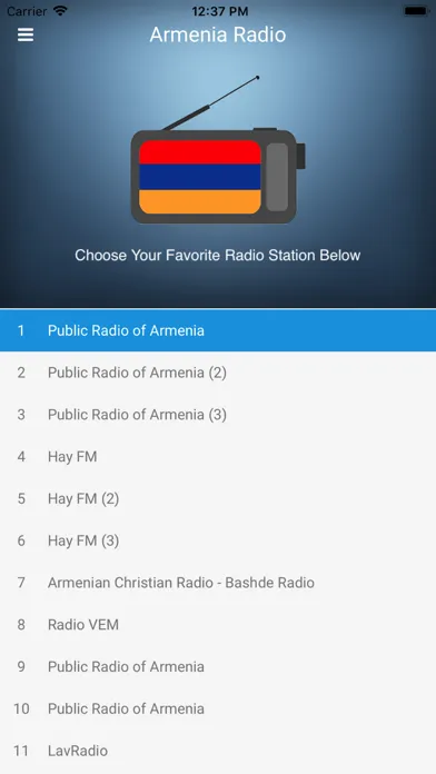 Armenia Radio: Armenian FM Screenshots