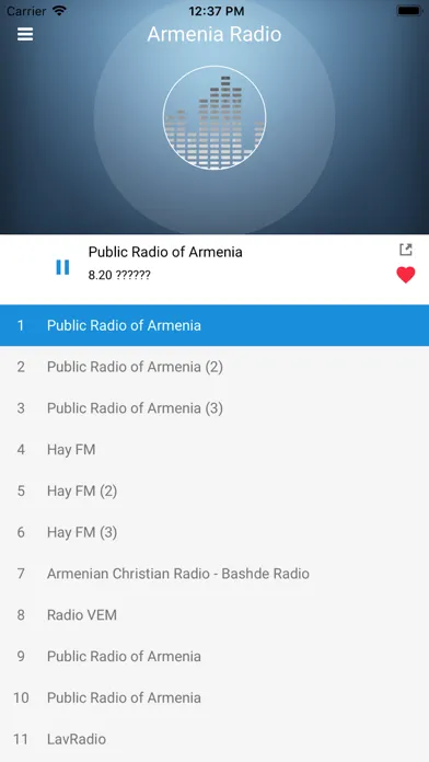 Armenia Radio: Armenian FM Screenshots