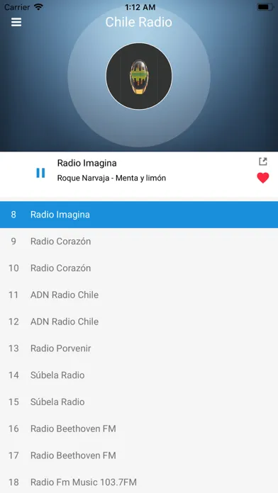 Chile Radio Station:Chilean FM Ekran Görüntüleri