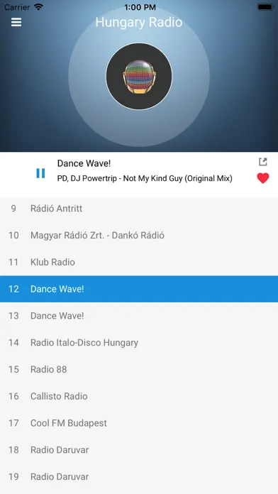 Hungary Radio FM: Magyar rádió سکرین شاٹس