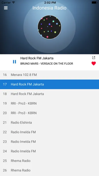 ภาพหน้าจอของ Indonesia Radio: Indonesian FM