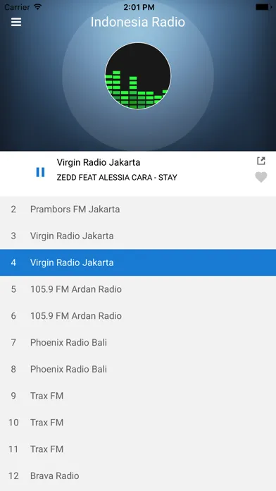 ภาพหน้าจอของ Indonesia Radio: Indonesian FM