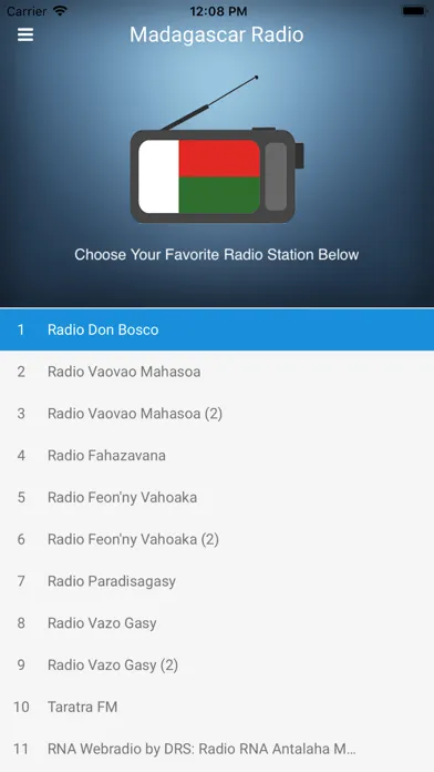 Madagascar Radio Station FM应用截图