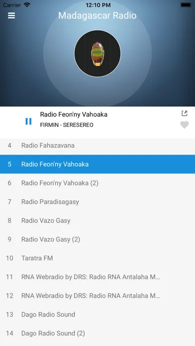 Madagascar Radio Station FM应用截图