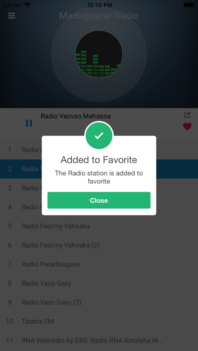Madagascar Radio Station FM स्क्रीनशॉट