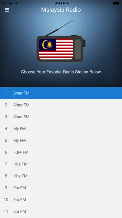 Capturas de pantalla de Malaysia Radio Station - MY FM